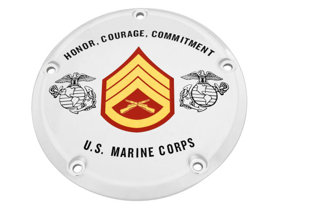 Marine Staff Sergeant TC Derby Cover, 7 ¼ inches in diameter