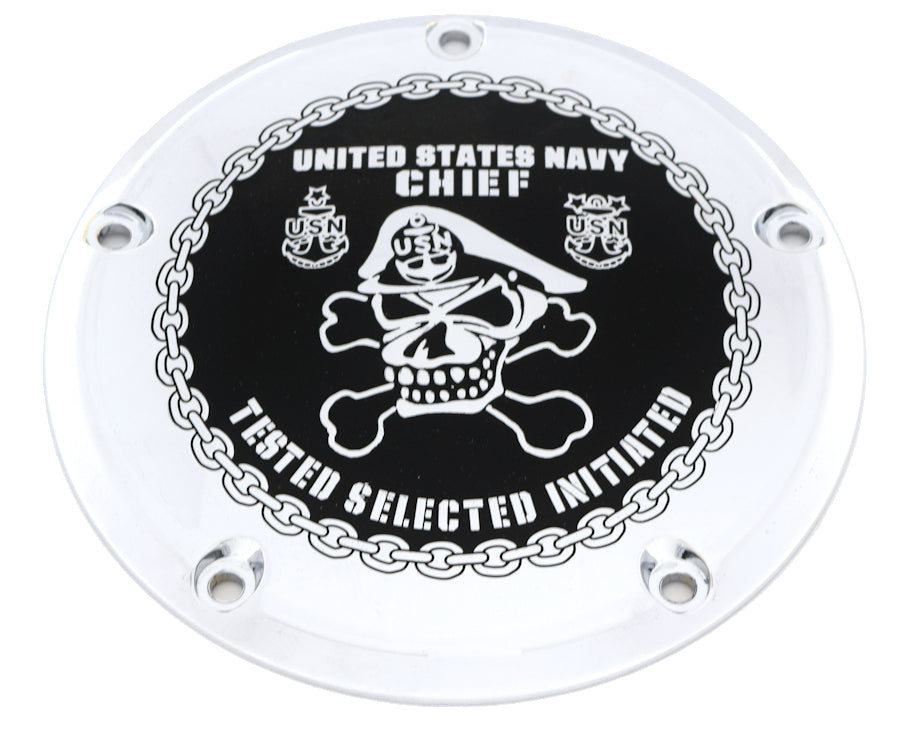 Navy Chief - Skull and Crossbones  7 ¾ inches in diameter