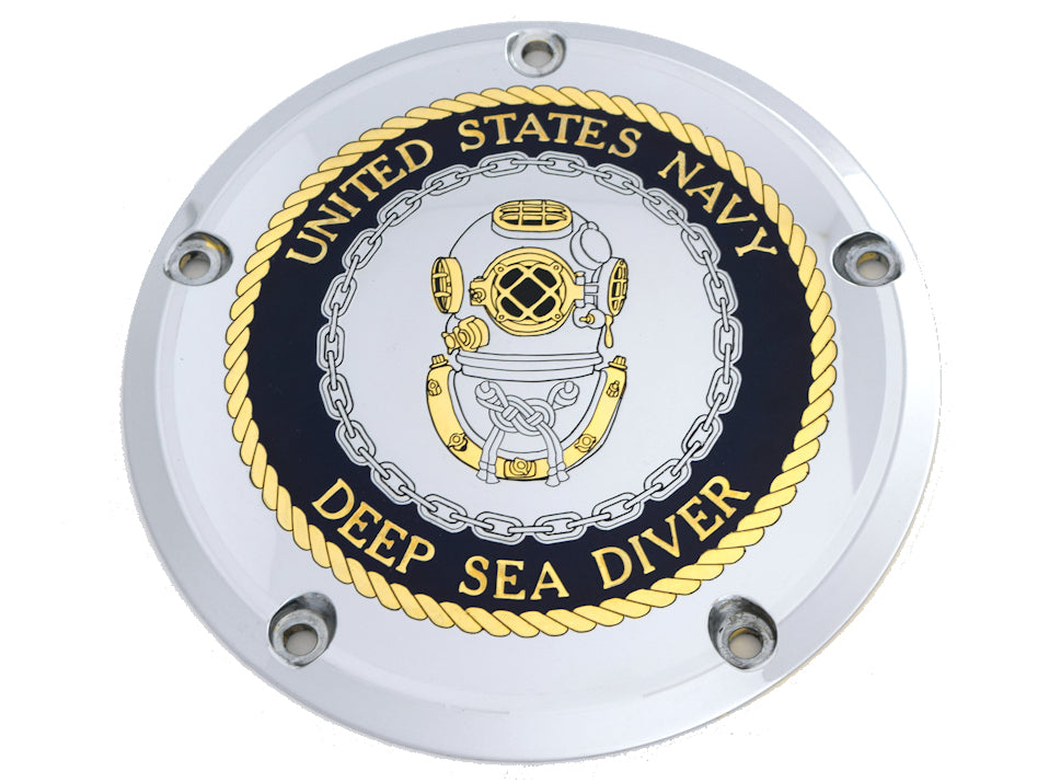 US Navy Deep Sea Diver  Derby Cover, 7 ¾ inches diameter