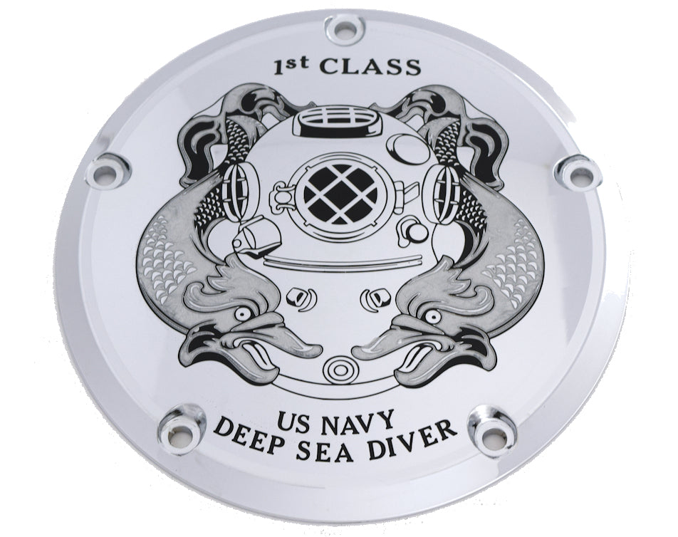 1st Class Navy Diver - TC Derby Cover, 7 ¼ inches in diameter