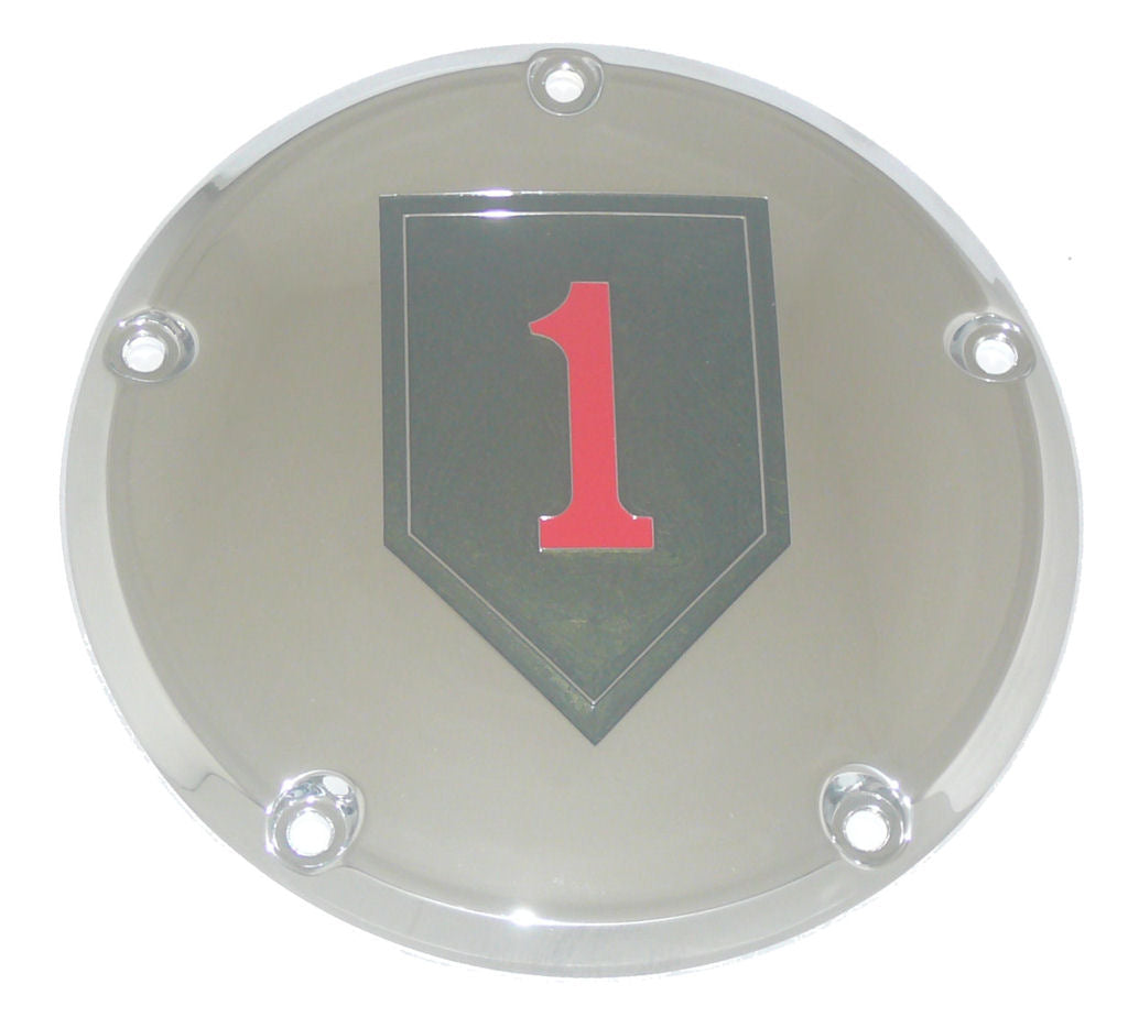 1st Infantry Division- TC Derby Cover, 7 ¼ inches in diameter