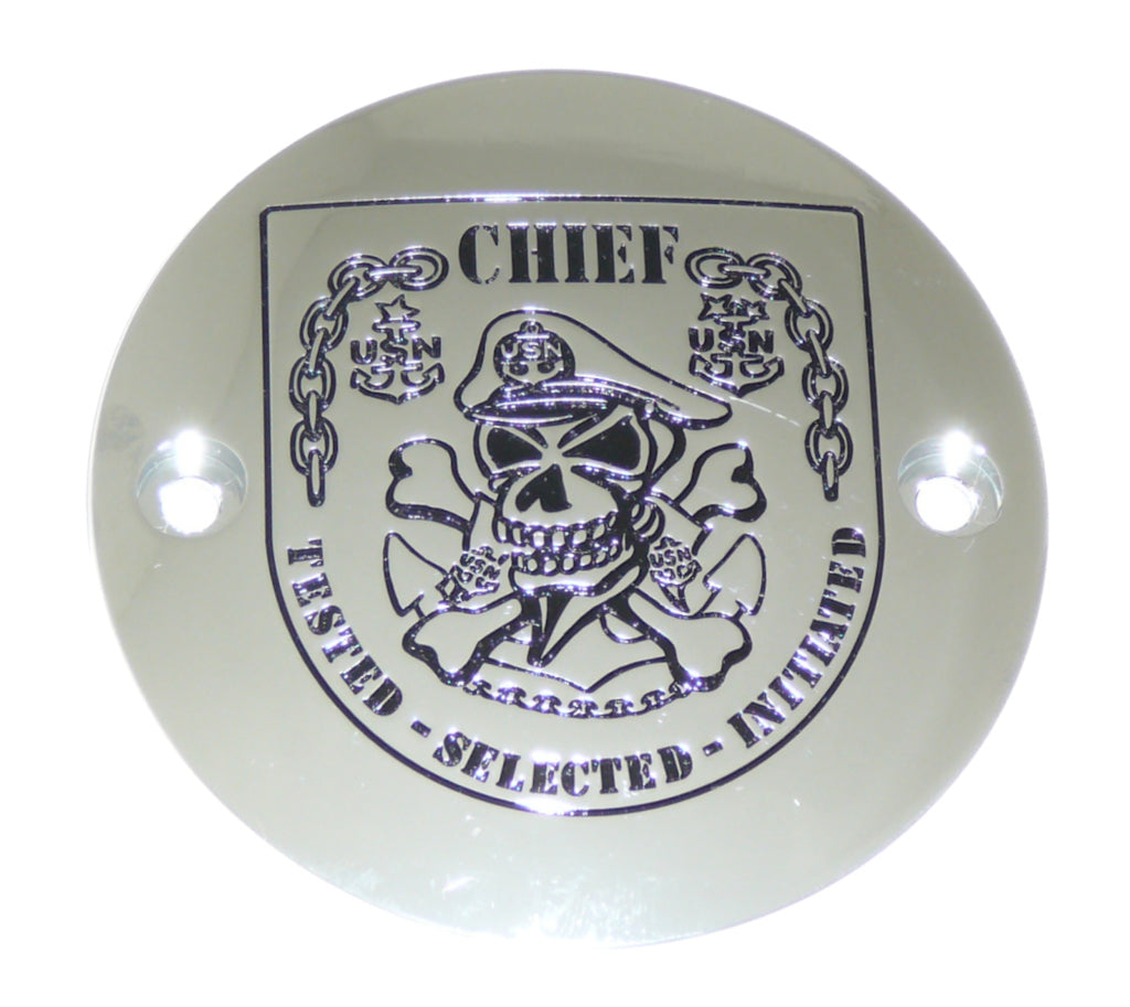 Navy Chief  (2) Hole Timer Cover - Horiz. Holes
