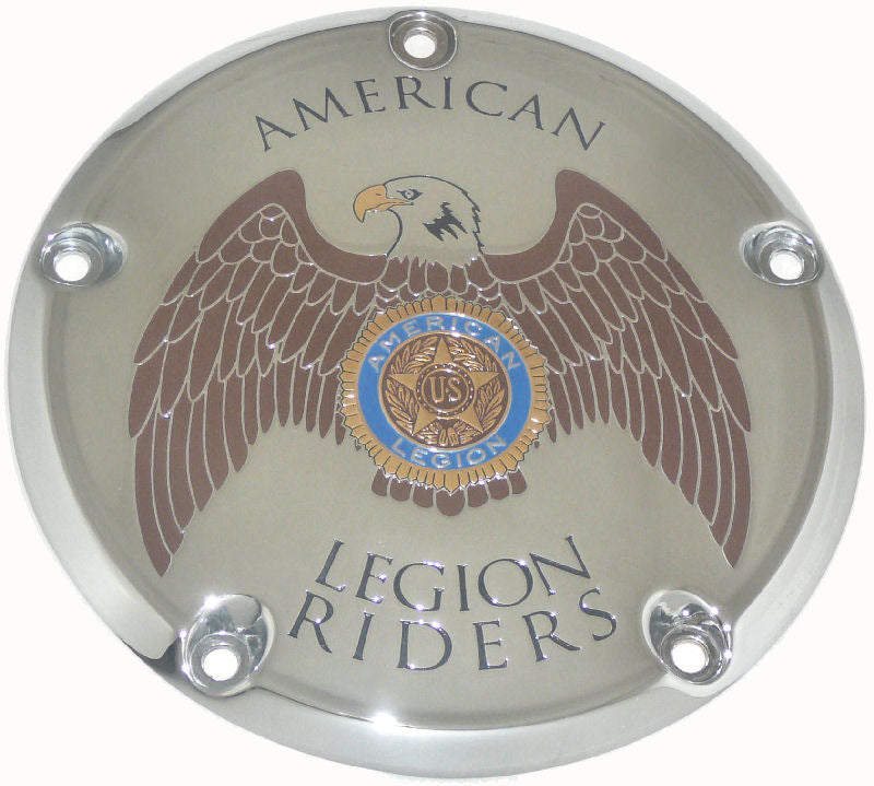 American Legion Rider Full Color; TC Derby Cover, 7 ¼ inches in diameter